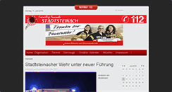 Desktop Screenshot of feuerwehr-stadtsteinach.de